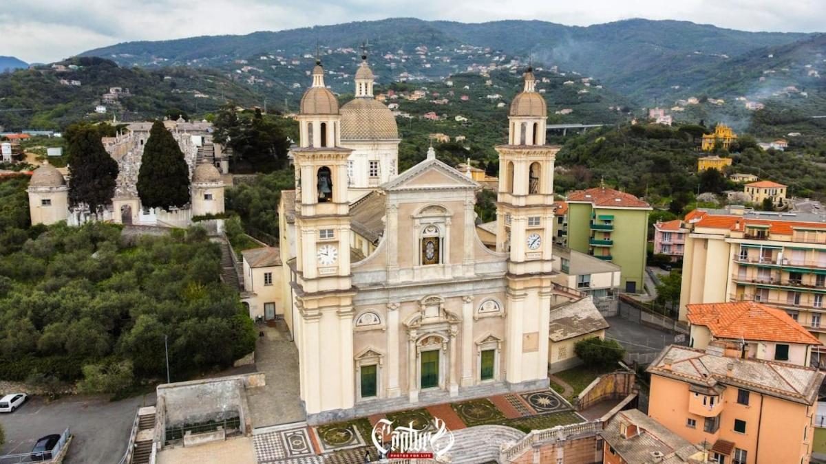Super Vista Al Grattacielo Di Lavagna 아파트 외부 사진