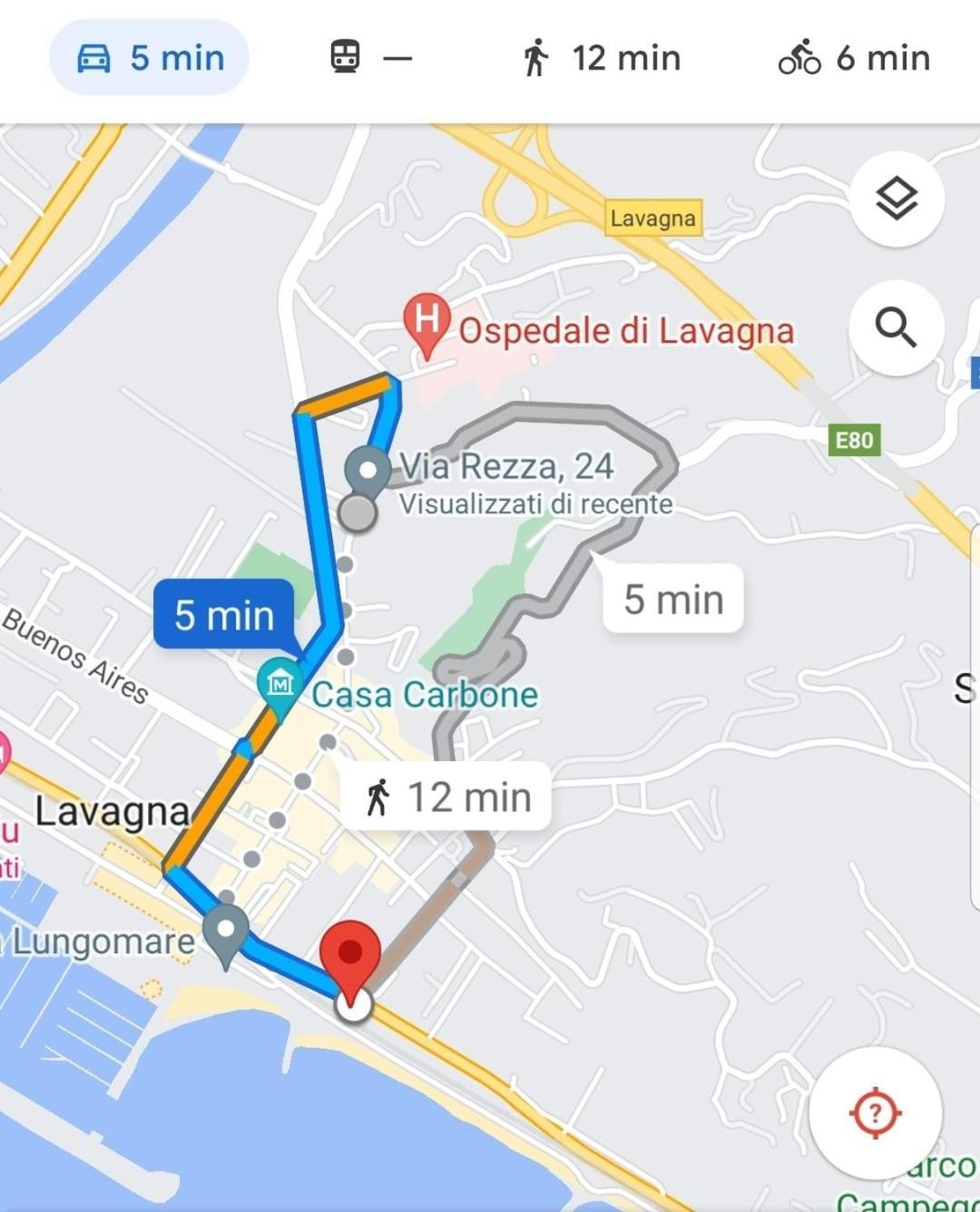 Super Vista Al Grattacielo Di Lavagna 아파트 외부 사진